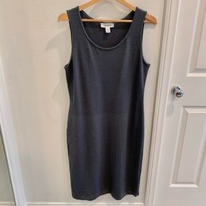 St. John Knits grey sleeveless dress size 12
